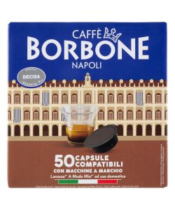 Caff� Borbone Capsule Compatibili a Modo Mio Miscela Decisa 50pz 360g