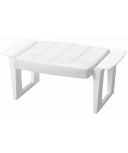 K Design Sedile da Vasca Morbido con Schienale Bianco Regolabile