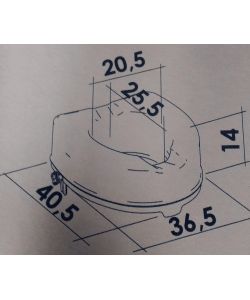 Negrari Rialzo WC Alzawater con Bloccaggio Laterale 14 cm Bianco