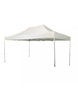 Milani Home Gazebo Pieghevole Professionale 3x4,5 Bianco per Giardino