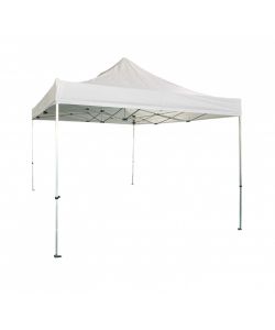 Milani Home Gazebo Pieghevole Professionale 3x4,5 Bianco per Giardino