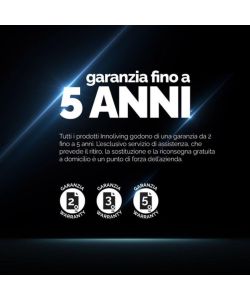 Innoliving Scaldaletto Elettrico Singolo Poliestere Bianco 150x80 cm
