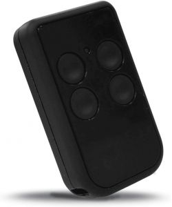 Sice Tech Radiocomando Qzero 4 Tasti Nero RF con Duplicazione Autoapprendente