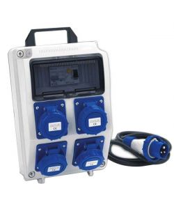 Quadro 4X2P+T Cee 16A IP55 M 2,5 Rosi