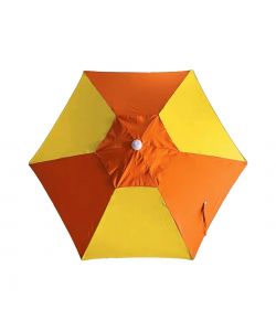 Ombrellone da Spiaggia Antivento Anti-UV - D.220 cm - Colori Assortiti