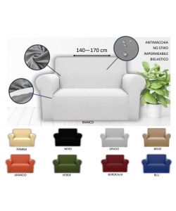 Copridivano 2 posti Beige antimacchia