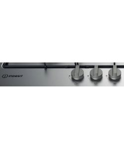 Indesit Piano Cottura Inox 5 Fuochi a Gas - Accensione Elettronica