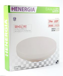 Plafoniera Dama led Sensor tonda 24W