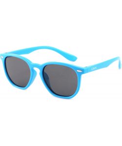 Gianmarco Venturi Occhiali da Sole Unisex Blu/Grigio Bambini e Ragazzi