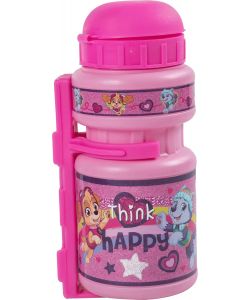 Set Bici Bambina Paw Patrol con Casco Fuxia, Campanello e Cestino