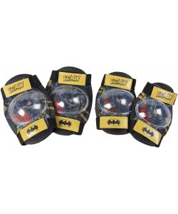 TataWay Kit protezione bici bambino Batman gomitiere guanti neri taglia unica