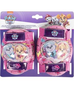 TataWay Kit protezione bici bambina Paw Patrol fucsia con guanti S