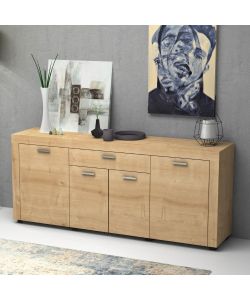 Madia Fiesta 4 ante e 1 cassetto rovere 177x40x76