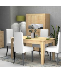 Tavolo allungabile Megaron rovere 120x80 cm