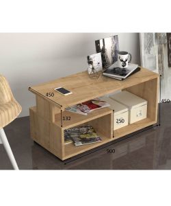 Tavolino da caff Madrid basso rovere