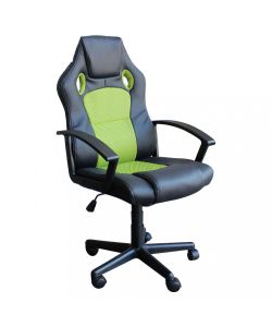 Cosma Poltrona Gaming Uncharted Verde Lime con Braccioli 61x65x104 h