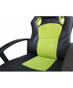 Cosma Poltrona Gaming Uncharted Verde Lime con Braccioli 61x65x104 h