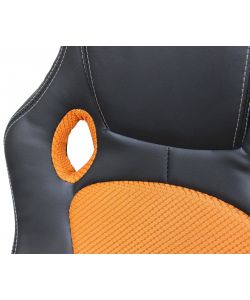 Cosma Poltrona Gaming Uncharted Rossa e Nera in Poliuretano 61x65 cm
