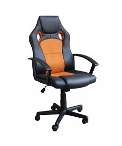 Cosma Poltrona Gaming Uncharted Rossa e Nera in Poliuretano 61x65 cm