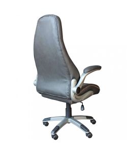 Cosma Poltrona da Gaming Halo Grigia con Braccioli 68x67x117-123 cm