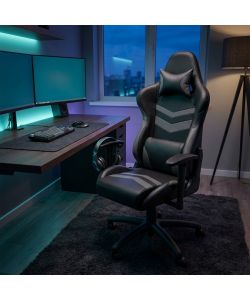 Poltrona Fortnite da Gaming Grigia con Braccioli 68,5x69,5x121-128,5 cm