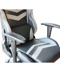 Poltrona Fortnite da Gaming Grigia con Braccioli 68,5x69,5x121-128,5 cm