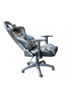Poltrona Fortnite da Gaming Grigia con Braccioli 68,5x69,5x121-128,5 cm