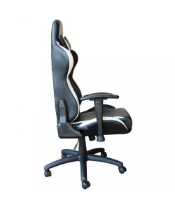 Cosma Poltrona da Gaming Fallout Bianca e Nera con Braccioli 69,5x71,5 cm
