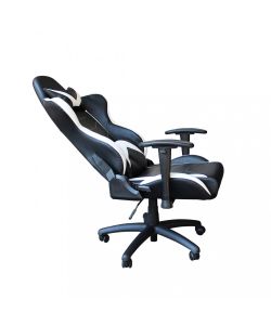 Cosma Poltrona da Gaming Fallout Bianca e Nera con Braccioli 69,5x71,5 cm