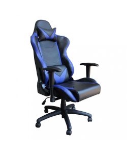 Cosma Poltrona da Gaming Fallout Blu e Nera con Braccioli 69,5x71,5 cm