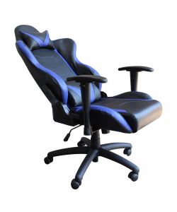 Cosma Poltrona da Gaming Fallout Blu e Nera con Braccioli 69,5x71,5 cm