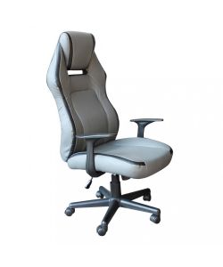 Cosma Poltrona da Gaming GTA Grigio Chiaro con Braccioli 67,5x66 cm