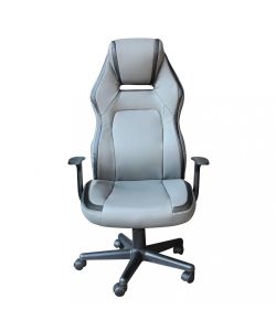 Cosma Poltrona da Gaming GTA Grigio Chiaro con Braccioli 67,5x66 cm