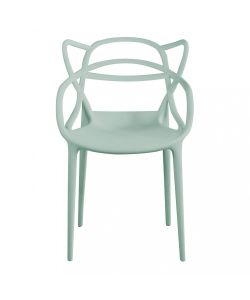 Cosma Poltrona Lily Verde con Braccioli 54x53x83 cm in Plastica
