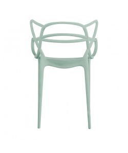 Cosma Poltrona Lily Verde con Braccioli 54x53x83 cm in Plastica