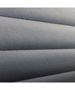 Cosma Poltrona da Ufficio Kyra Nero con Braccioli e Base Cromata 60x60x95