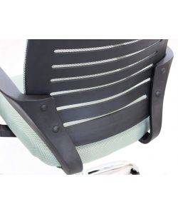 Cosma Poltrona da Ufficio Melody Nero con Braccioli e Base Cromata