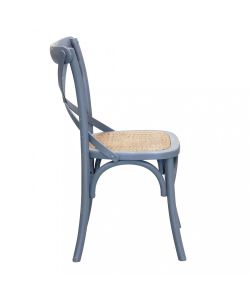 Cosma Sedia Cross Grigia in Legno Senza Braccioli 46x42x87 cm