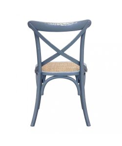 Cosma Sedia Cross Grigia in Legno Senza Braccioli 46x42x87 cm