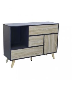 Cosma Mobile Soggiorno Basso Grigio Antracite 119x39,5x85,6 cm