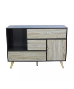 Cosma Mobile Soggiorno Basso Grigio Antracite 119x39,5x85,6 cm