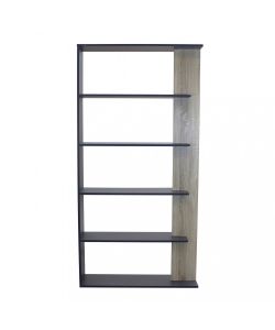 Cosma Libreria Moderna 5 Ripiani Antracite 90x23.5x180 cm