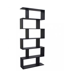Cosma Libreria Antracite 6 Ripiani 80x23.5x190.5 cm Stile Moderno