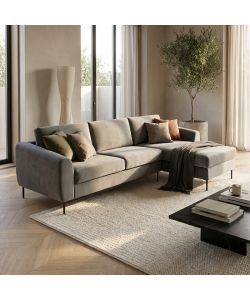 COSMA GRIGIO 280 CM MODERNO IN METALLO