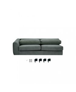 COSMA GRIGIO 280 CM MODERNO IN METALLO