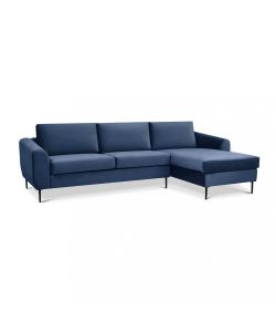 Cosma Divano Gregory Blu con Chaise Longue 180 cm