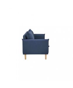 Cosma Divano 3 Posti Blu in Tessuto Dimensioni 188x82x84 cm