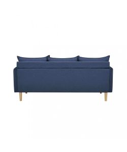 Cosma Divano 3 Posti Blu in Tessuto Dimensioni 188x82x84 cm