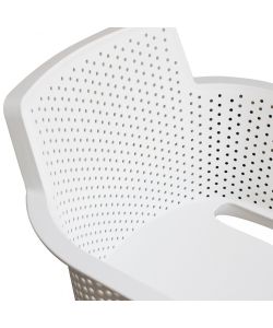 Cosma Poltrona Cathy Impilabile Bianco 60x58x76.5 cm Giardino