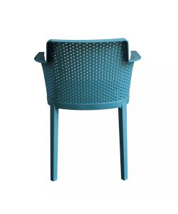 Cosma Poltrona Cathy Verde Petrolio Impilabile in Polipropilene 60x58x76.5cm